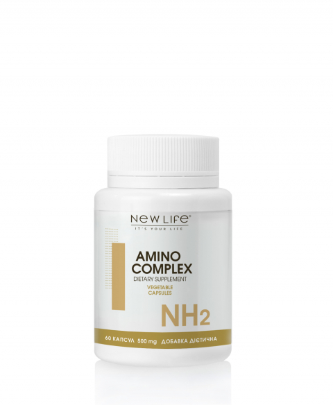 AMINO COMPLEX | АМИНО КОМПЛЕКС | 60 растительных капсул в баночке